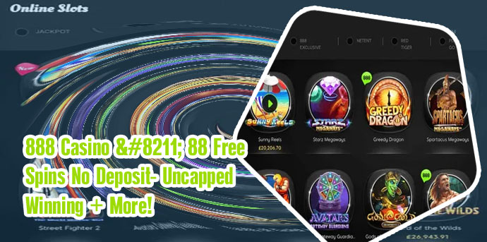 888 casino free spins no deposit